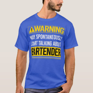 T-shirt Warning may spontaneously start talking about Bart