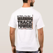 T-shirt WarningTrackPower (Dos)