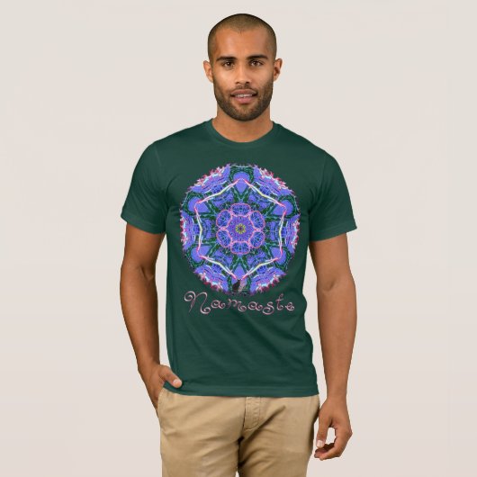 T-shirt Warp Namaste Kaleidoscope (Devant entier)