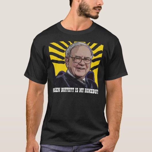T-shirt Warren Buffett est mon garçon (Devant)