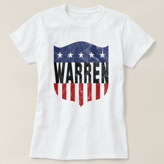 T-shirt WARREN étoiles et rayures (Design devant)