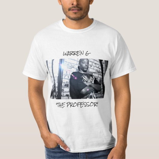 T-shirt Warren G'THE PROFESSOR" Graphic Tee (Devant)