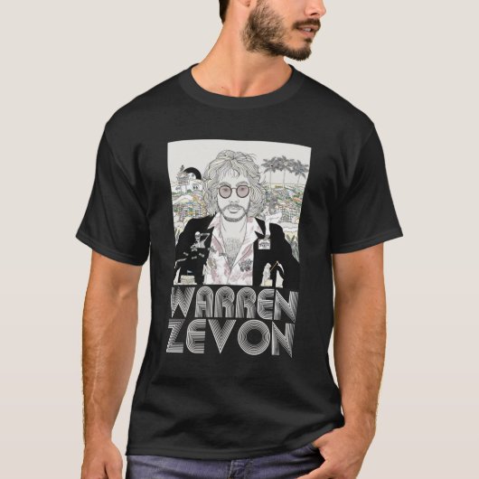 T-SHIRT WARREN ZEVON 3 (Devant)