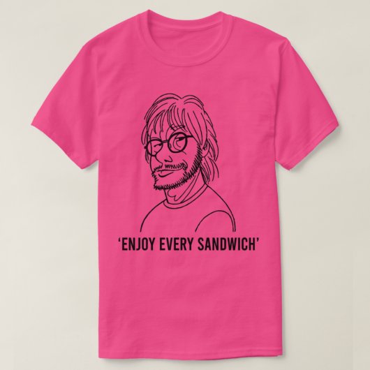 T-shirt warren zevon lover (Design devant)