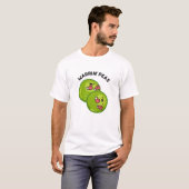 T-shirt Warrin Peace Funny Pea Pun (Devant entier)