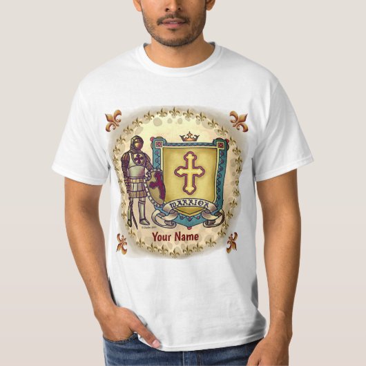 T-shirt Warrior For Jesus Christian (Devant)