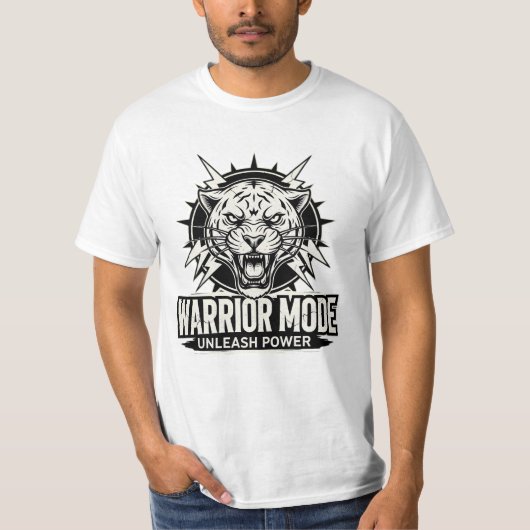 T-shirt Warrior Mode Activated – Unleash Your Power (Devant)