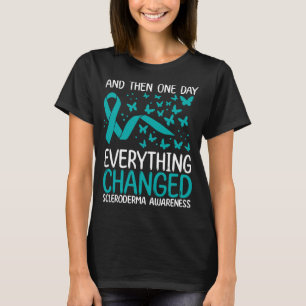 T-shirt Warrior Ribbon Fighter Scleroderma Awareness