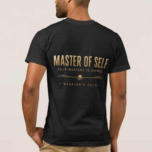 T-Shirt Warrior’s Path Maître de Soi (Dos)