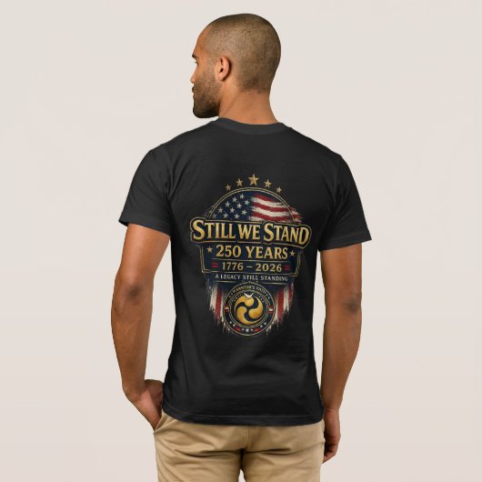 T-shirt « Warrior’s Path Still We Stand 250 ans » (Dos entier)