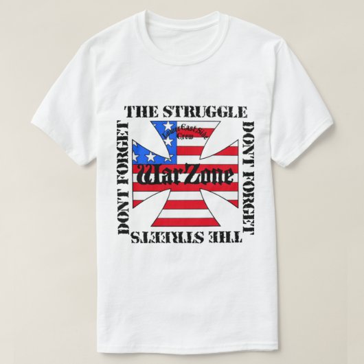 T-shirt Warzone - N'oubliez pas la lutte - N'oubliez pas (Design devant)