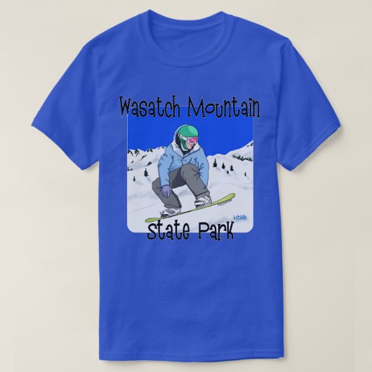 T-shirt Wasatch Mountain State Park Utah (Design devant)