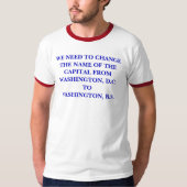 T-SHIRT WASHINGTON, B.S. (Devant)