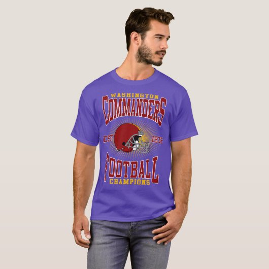 T-shirt Washington Commanders Champions (Devant entier)