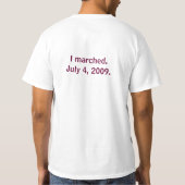 T-shirt Washington croisant Deleware, thé de Bozeman… (Dos)