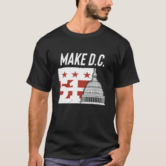T-shirt Washington D C 51st State Cool DC Statehood (Devant)
