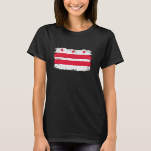 T-shirt Washington D.C. Columbia USA Capitale Drapeau Détr