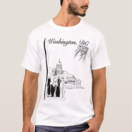 T-shirt Washington DC (Devant)