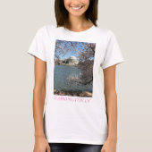 T-SHIRT WASHINGTON DC DE FLEURS DE CERISIER (Devant)
