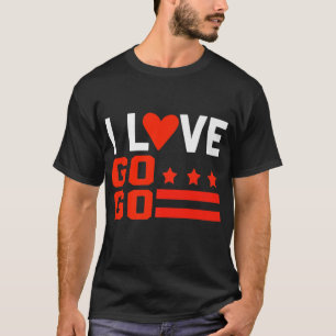T-shirt Washington DC I Love Go Music cadeau pour les enfa