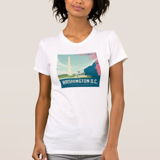 T-shirt Washington DC | La capitale de notre nation (Devant)