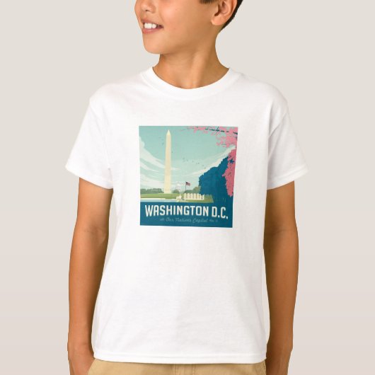T-shirt Washington DC | La capitale de notre nation (Devant)
