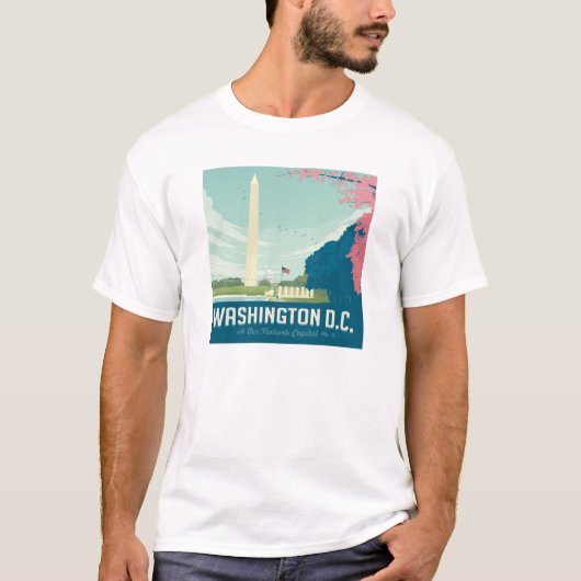 T-shirt Washington DC | La capitale de notre nation (Devant)