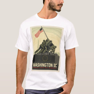 T-shirt Washington, DC   Mémorial de guerre du Corps marit