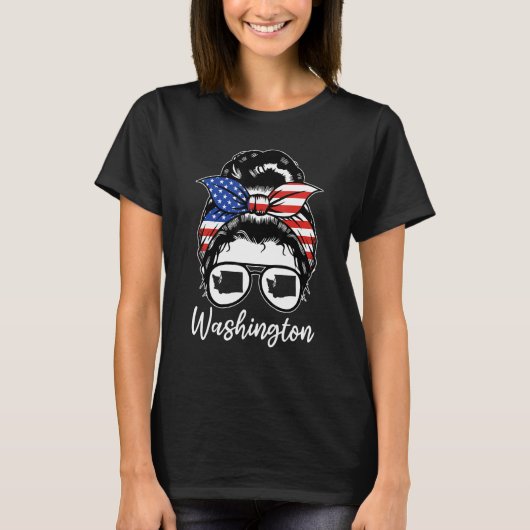 T-shirt Washington États-Unis 6 (Devant)
