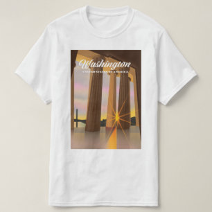 T-shirt Washington États-Unis d'Amérique