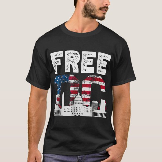 T-shirt Washington Free Dc (Devant)