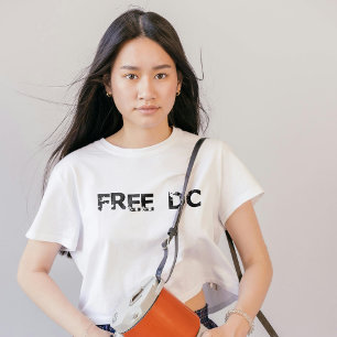 T-shirt Washington Free DC