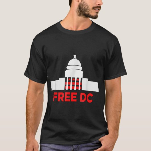 T-shirt Washington Free Dc (Devant)