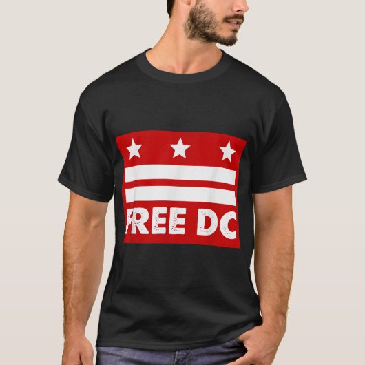 T-shirt Washington Free Dc Free Dc (Devant)