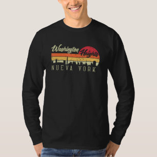 T-shirt Washington Heights Nueva New York Style rétro