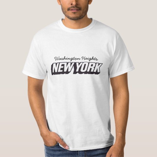 T-shirt Washington Heights NYC (Devant)