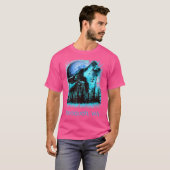 T-shirt Washington Issaquah Howling Wolf In Moon Forest Na (Devant entier)