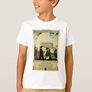 T-shirt Washington moderne