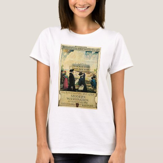 T-shirt Washington moderne (Devant)