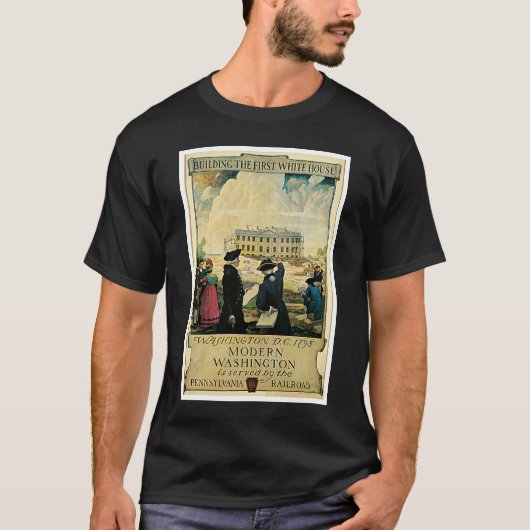 T-shirt Washington moderne (Devant)