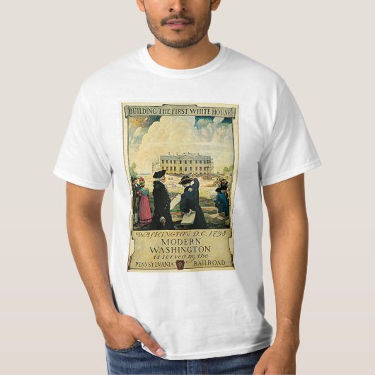 T-shirt Washington moderne (Devant)