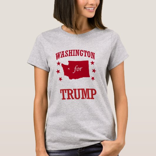 T-SHIRT WASHINGTON POUR DONALD TRUMP (Devant)