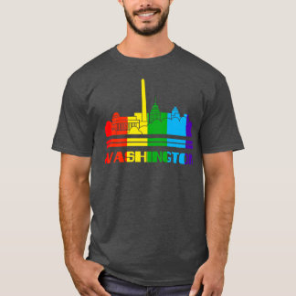 T-shirt Washington Pride Washington Gay Gay Gay GAL Suppo