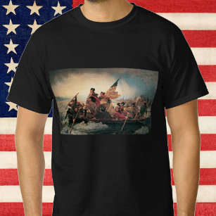 T-shirt Washington Traverser le Delaware par Emanuel Leutz