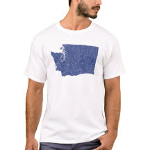 T-shirt Washington Waterwegen