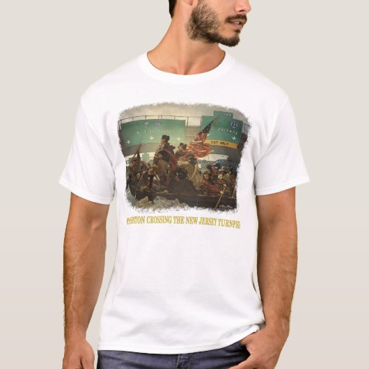 T-shirt Washington X-ing le péage (Devant)