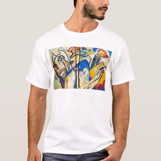 T-shirt Wassily Kandinsky Composition Quatre - Art Abstrai (Devant)