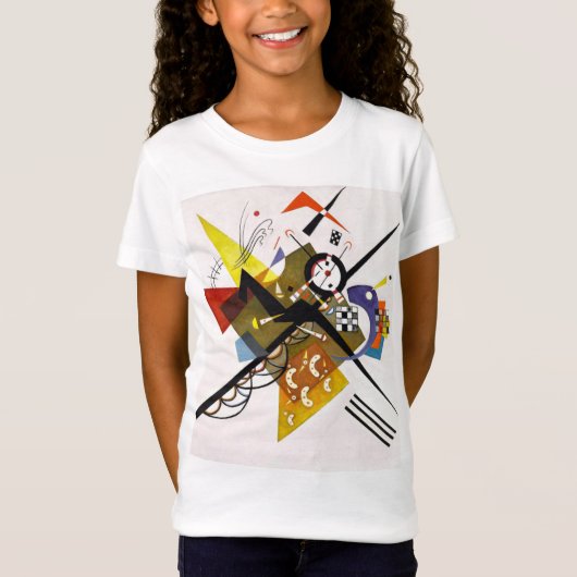 T-Shirt Wassily Kandinsky On White II (Devant)