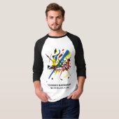 T-shirt Wassily Kandinsky Ringer (Devant entier)