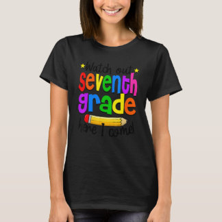 T-shirt Watch Out 7th Grade Teacher Student 1st Day Of Sch